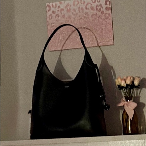 Coach Black and Brown Leather Shoulder Bag - Picture 7 of 16